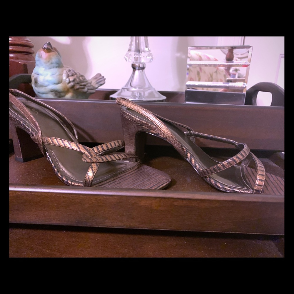 Casino Bronze Lifestride Heels, Never Worn, 8.5